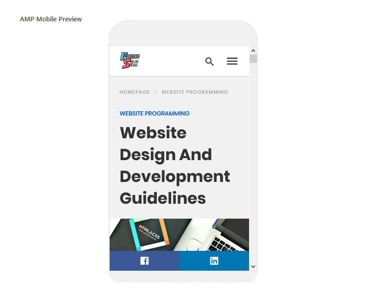 Accelerated Mobile Pages - AMP